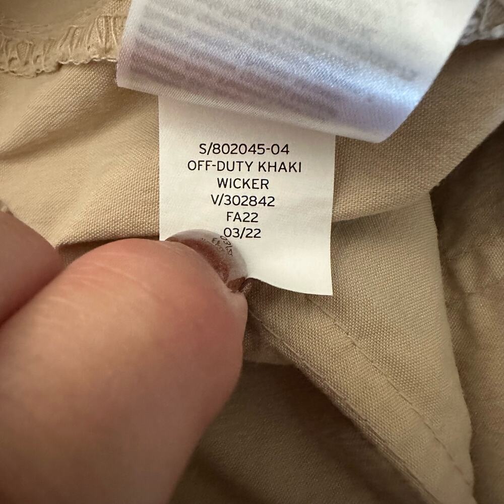 Gap Off-Duty Khaki Pull On High Waisted Pants Medium - Picture 10 of 12